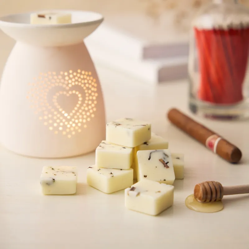 dark honey and tobacco wax melt Dark Honey & Tobacco Beeswax & Soy Melts